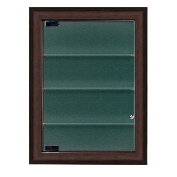 United Visual Products Indoor Enclosed Combo Board, 72"x36", Bronze Frame/Grey & Rubber UVCB7236BZ-GREY-RUBBER - main